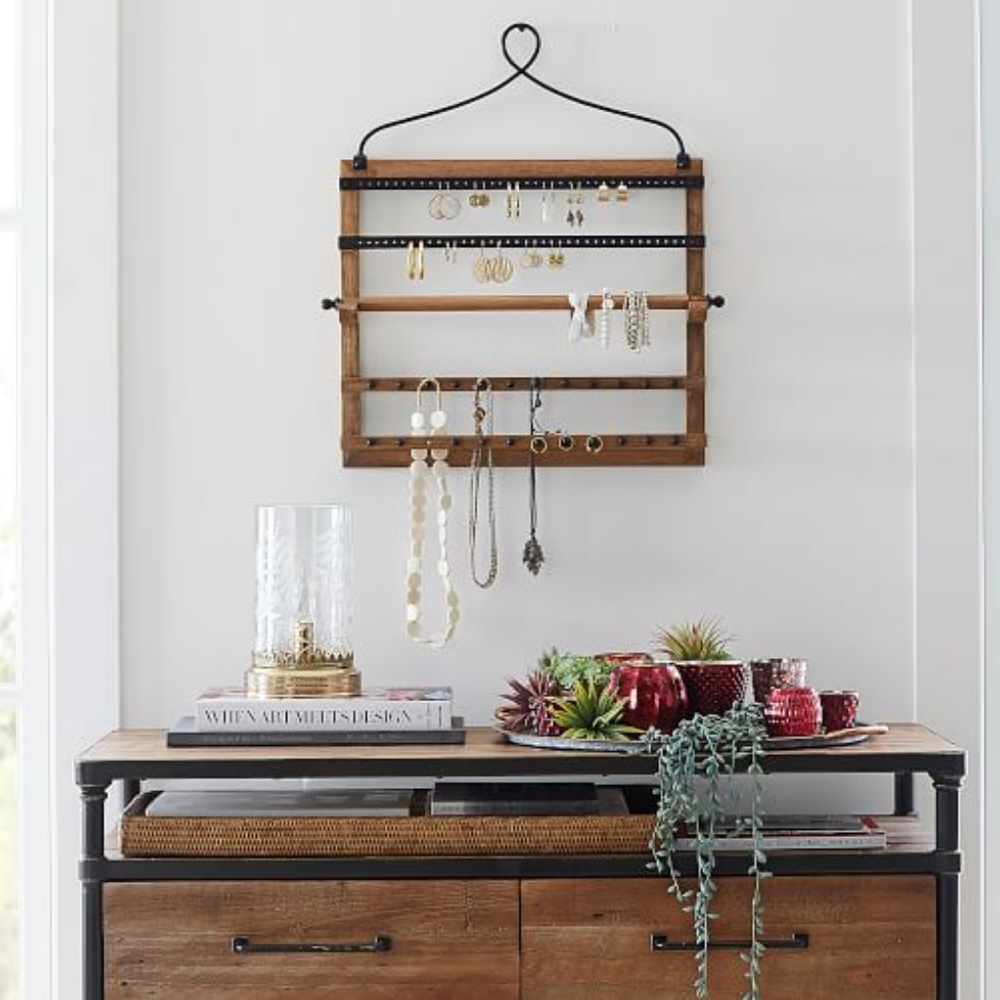 Pottery Barn wall mount jewelry organizer